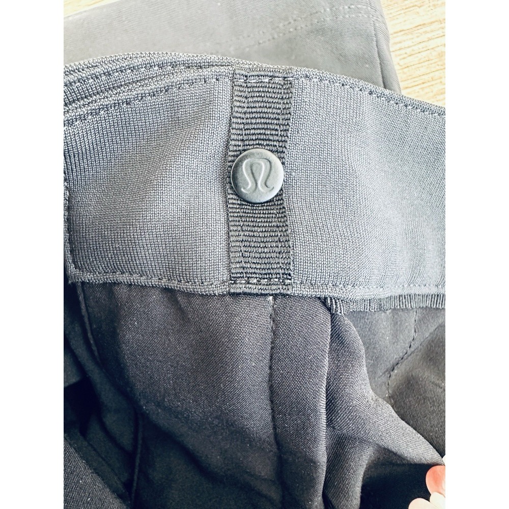 Lululemon Men's Pants ABC Slim Warpstreme Men Size 31 Soft Black‎ 28.5 inseam - Picture 4 of 6